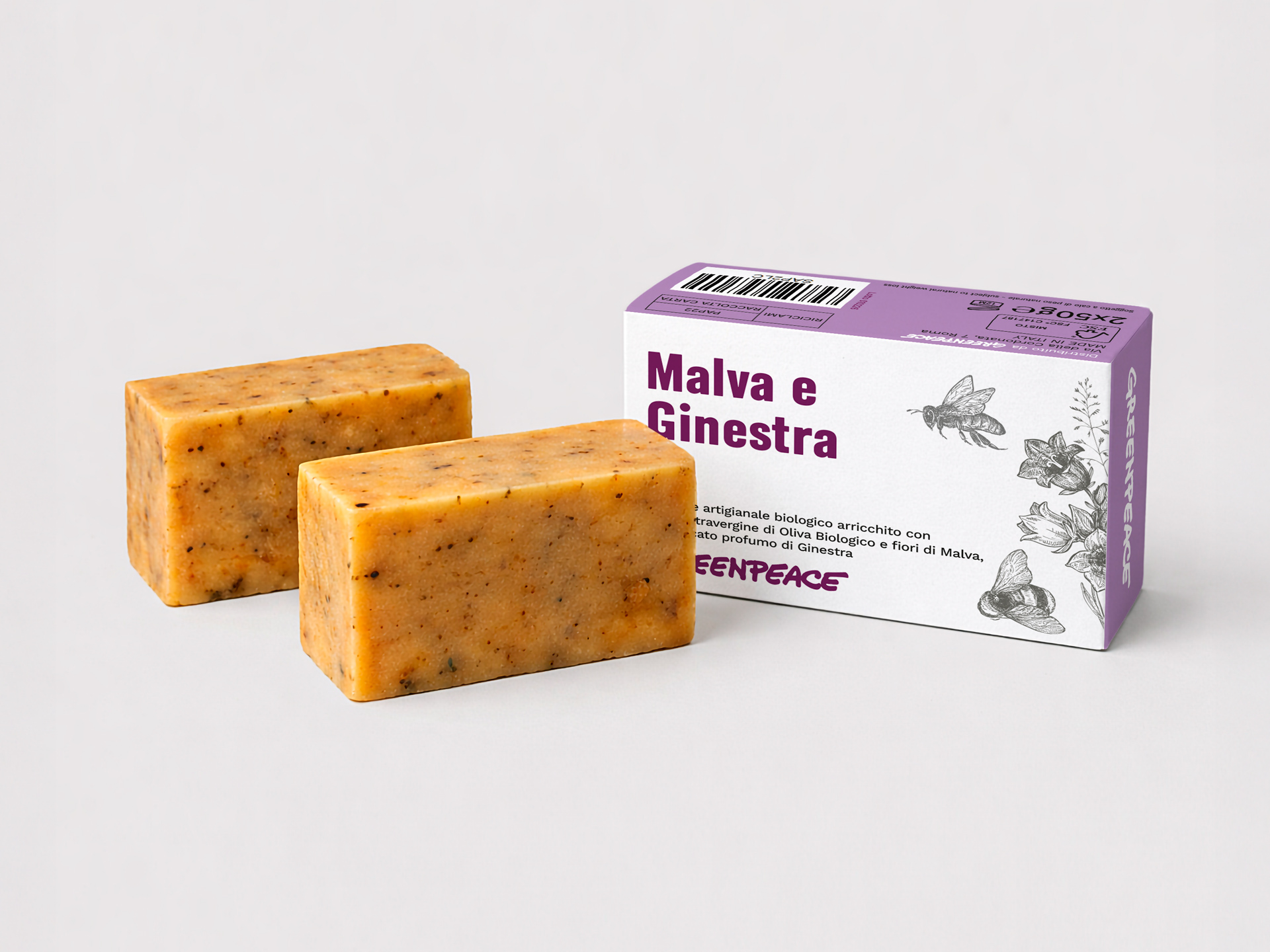 Saponette bio Malva e Ginestra