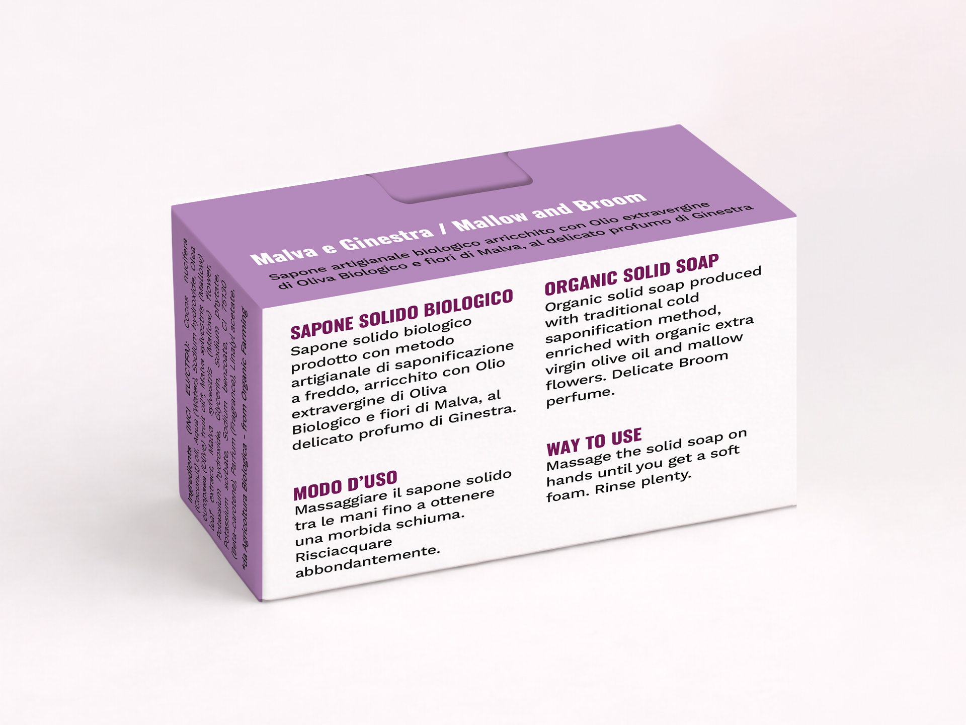 Saponette bio Malva e Ginestra - immagine 5